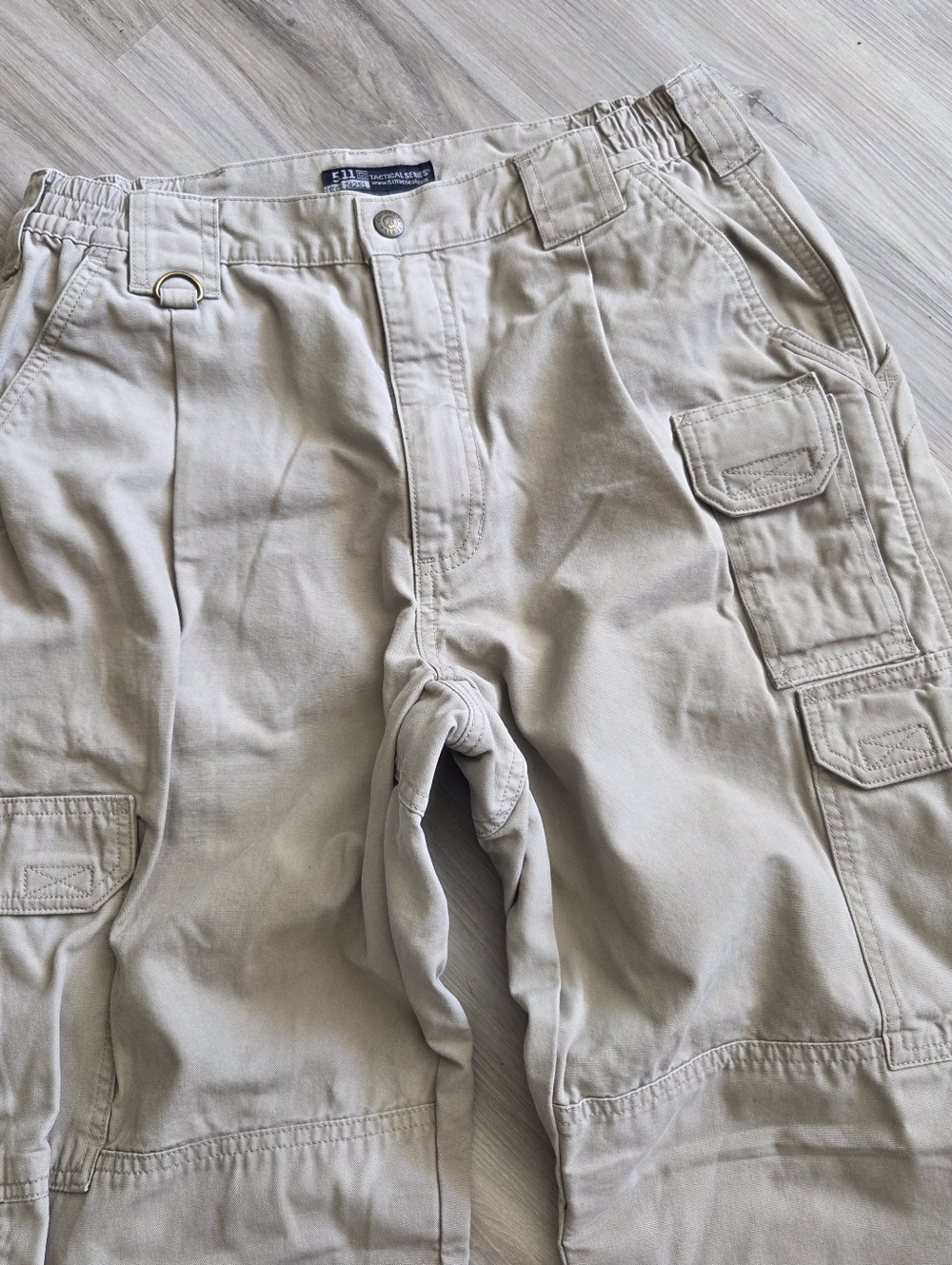 5.11 Tactical Mens Pants Style 74251 Cotton Canvas Khaki Size 32x34 (30x32) - Picture 2 of 11